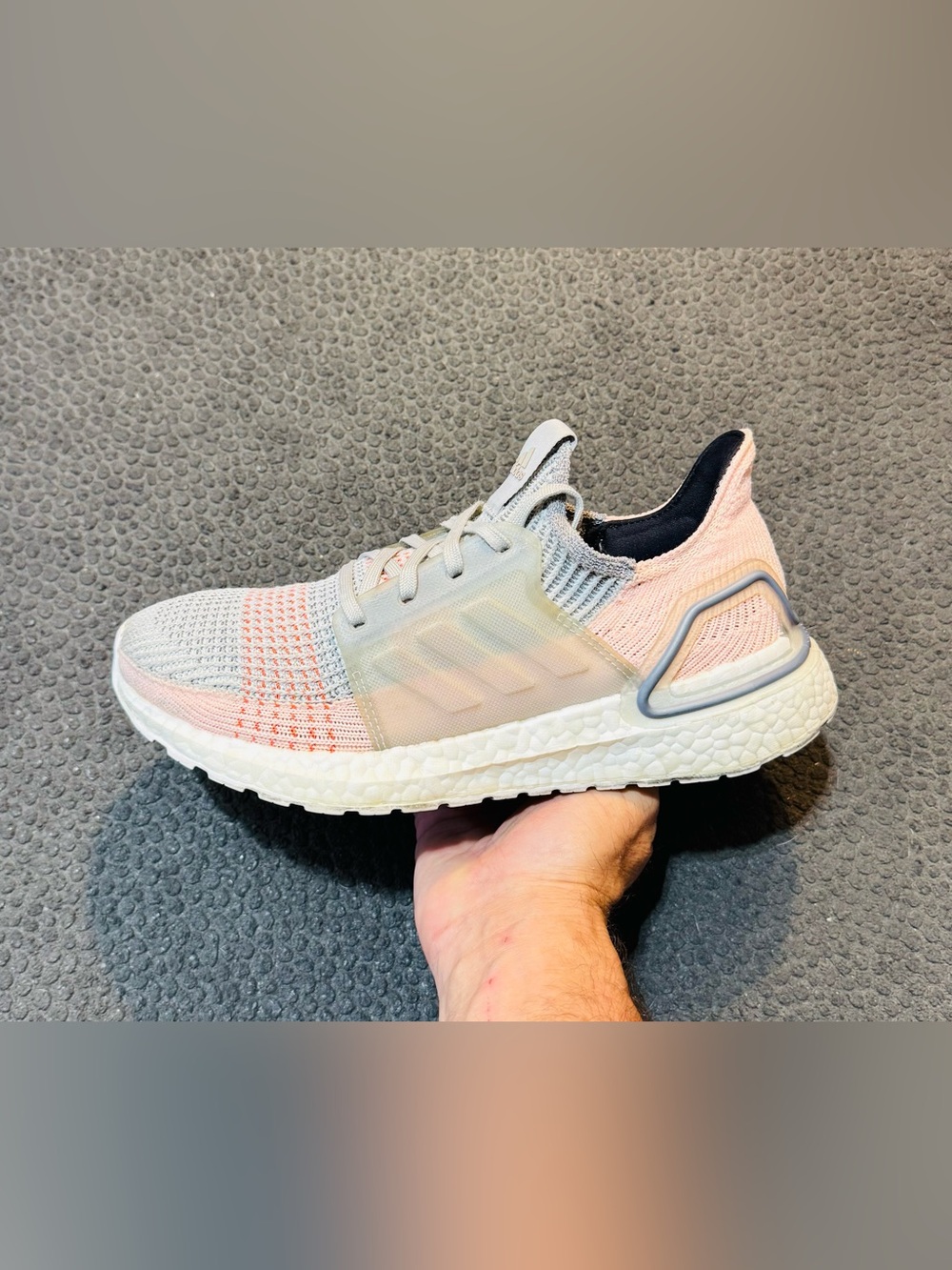 Adidas Ultra Boost 19 ‘Grey Two Clear Orange’ 2019 (Sz 8W/7M)